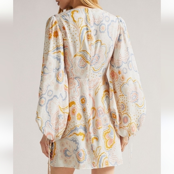 NWT Ted Baker Thelia Exaggerated Sleeve Mini Dress $295 - Picture 2 of 15
